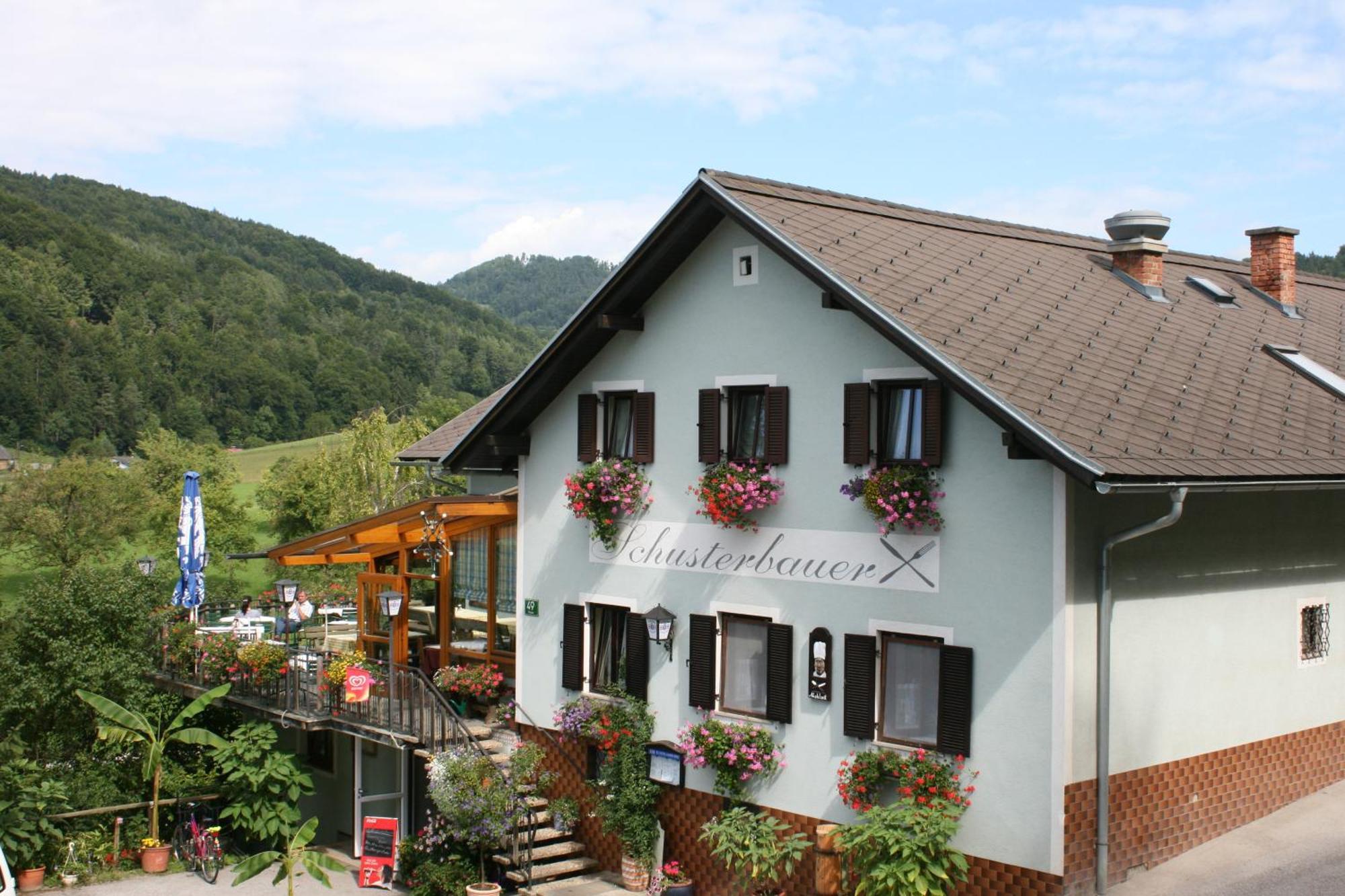 Gasthaus - Gaestehaus Schusterbauer Rein Dış mekan fotoğraf
